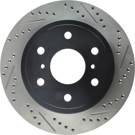 Centric Parts Sport Drilled/Slotted Brake Rotor, 127.66065L 127.66065L